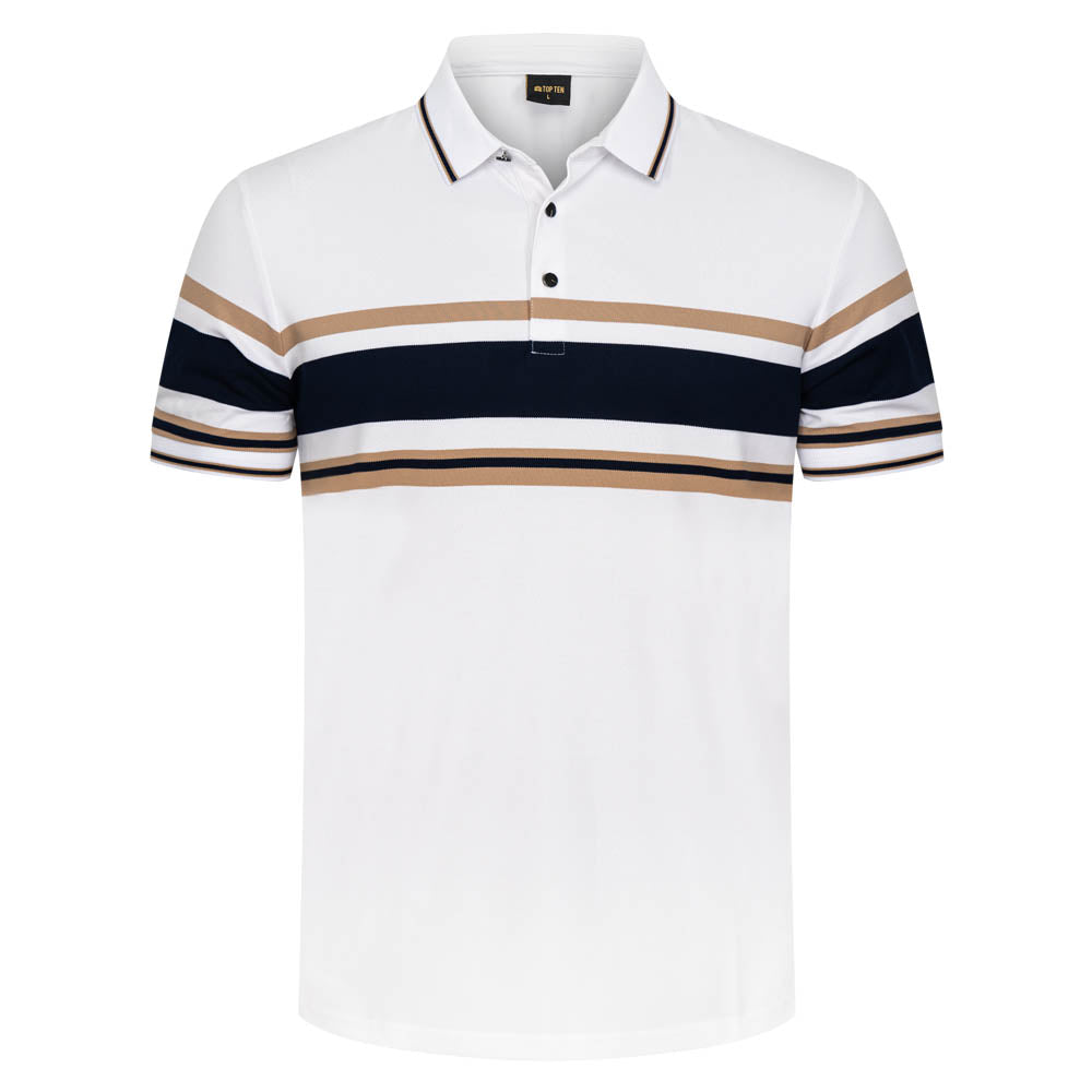 Men’s Stripe Polo
