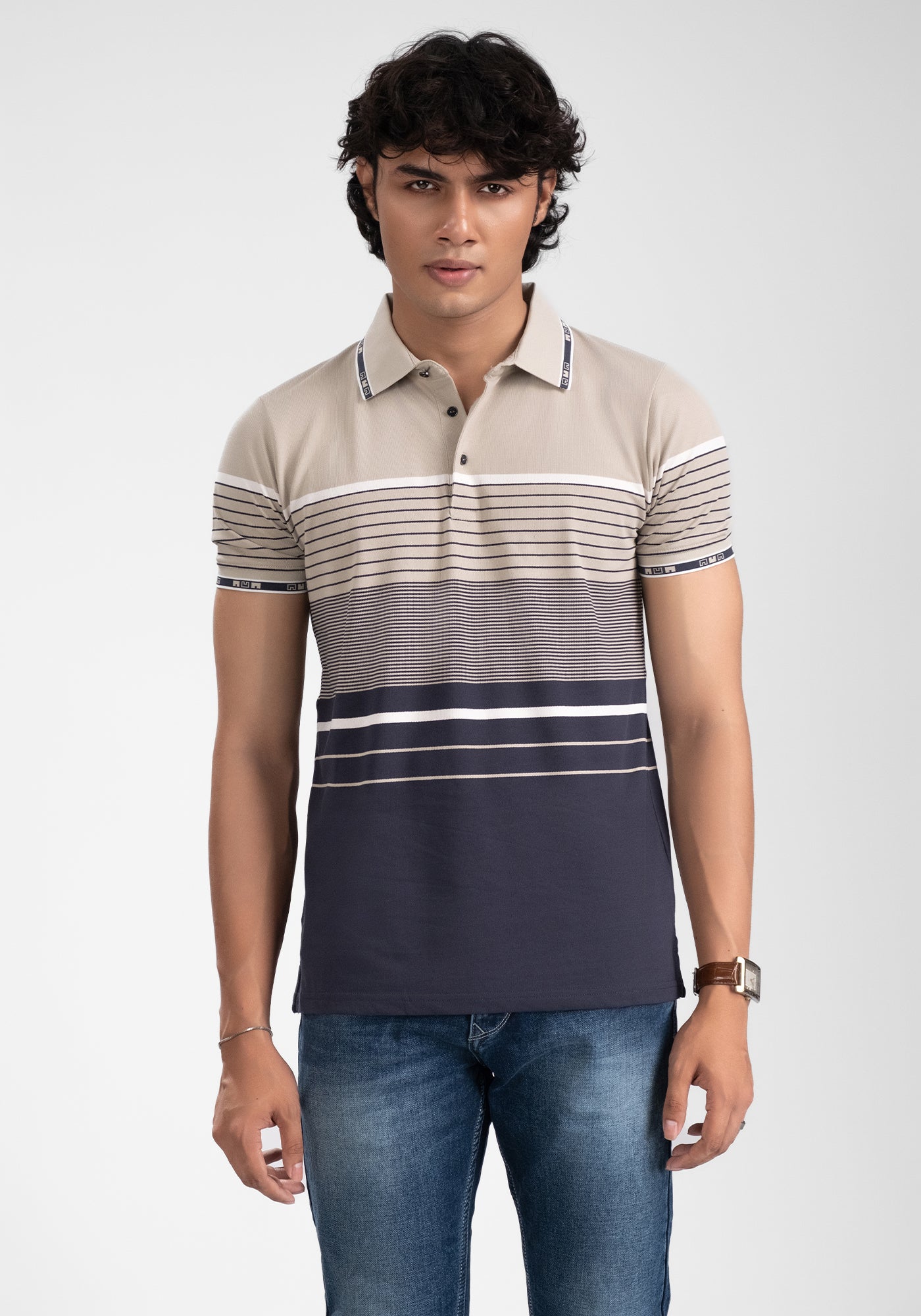 Men’s Stripe Polo