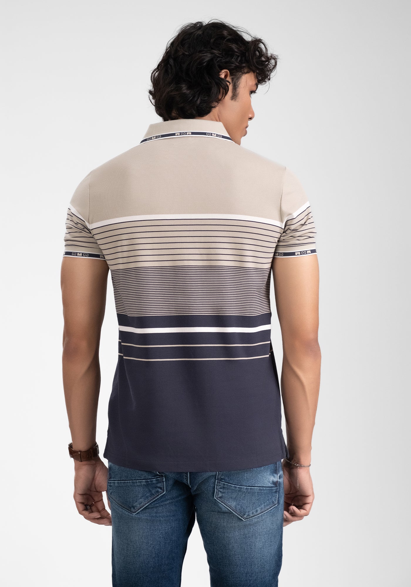 Men’s Stripe Polo