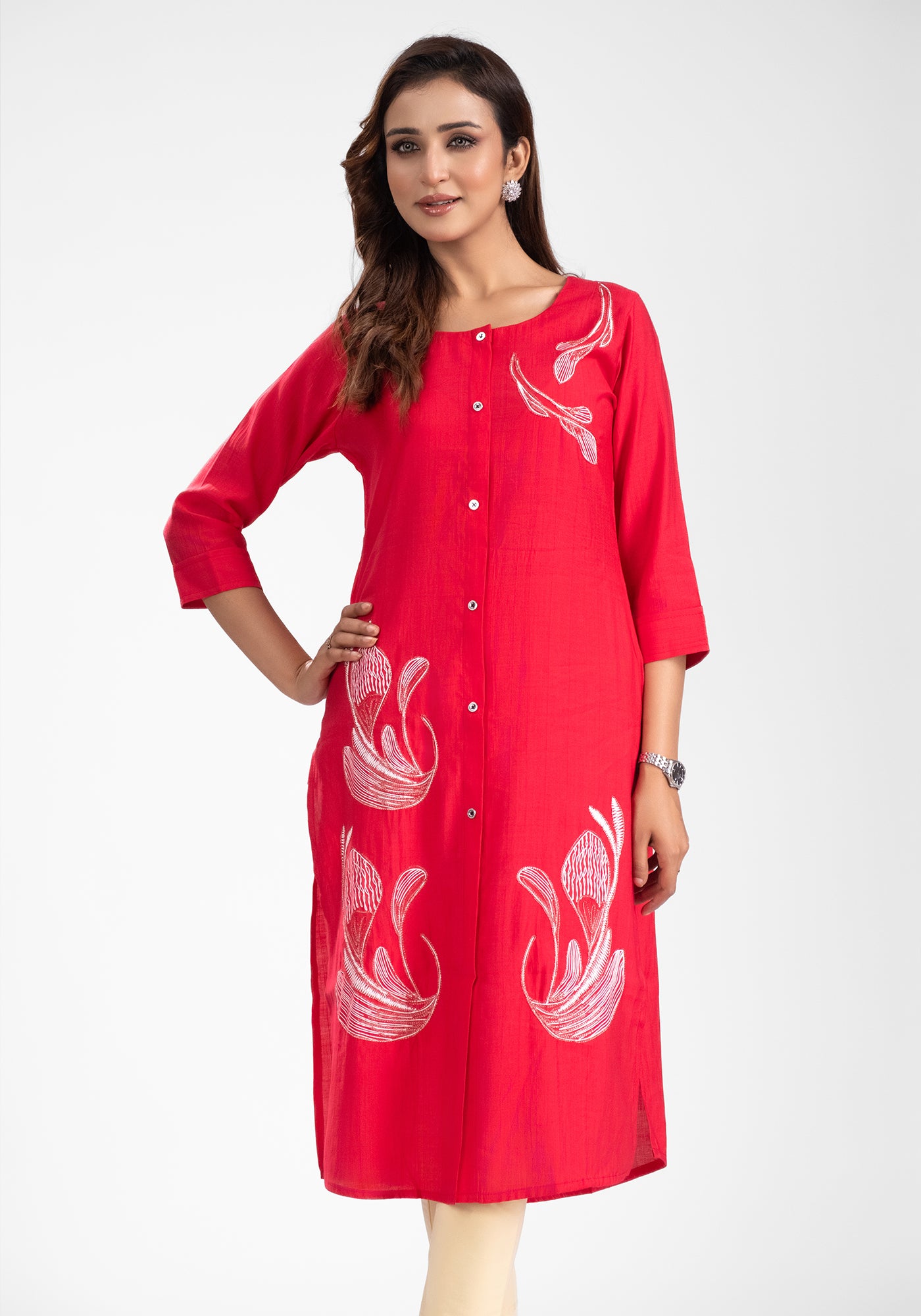 Ladies Kurti 1 Pcs (Indian)