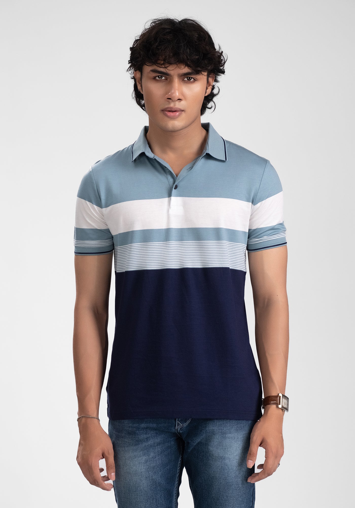 Men’s Stripe Polo