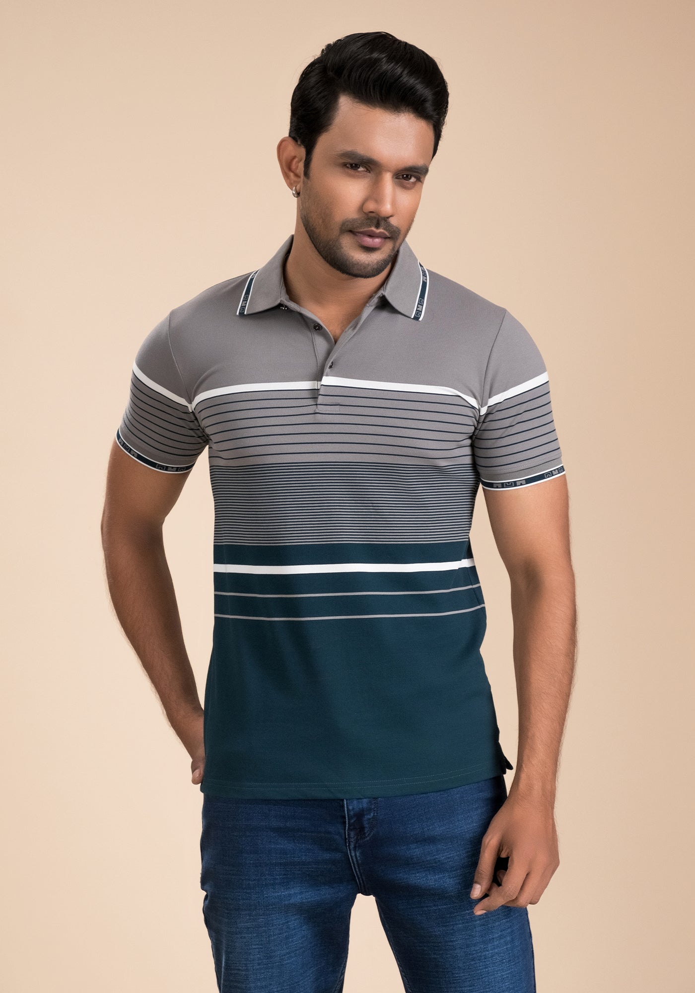 Men’s Stripe Polo