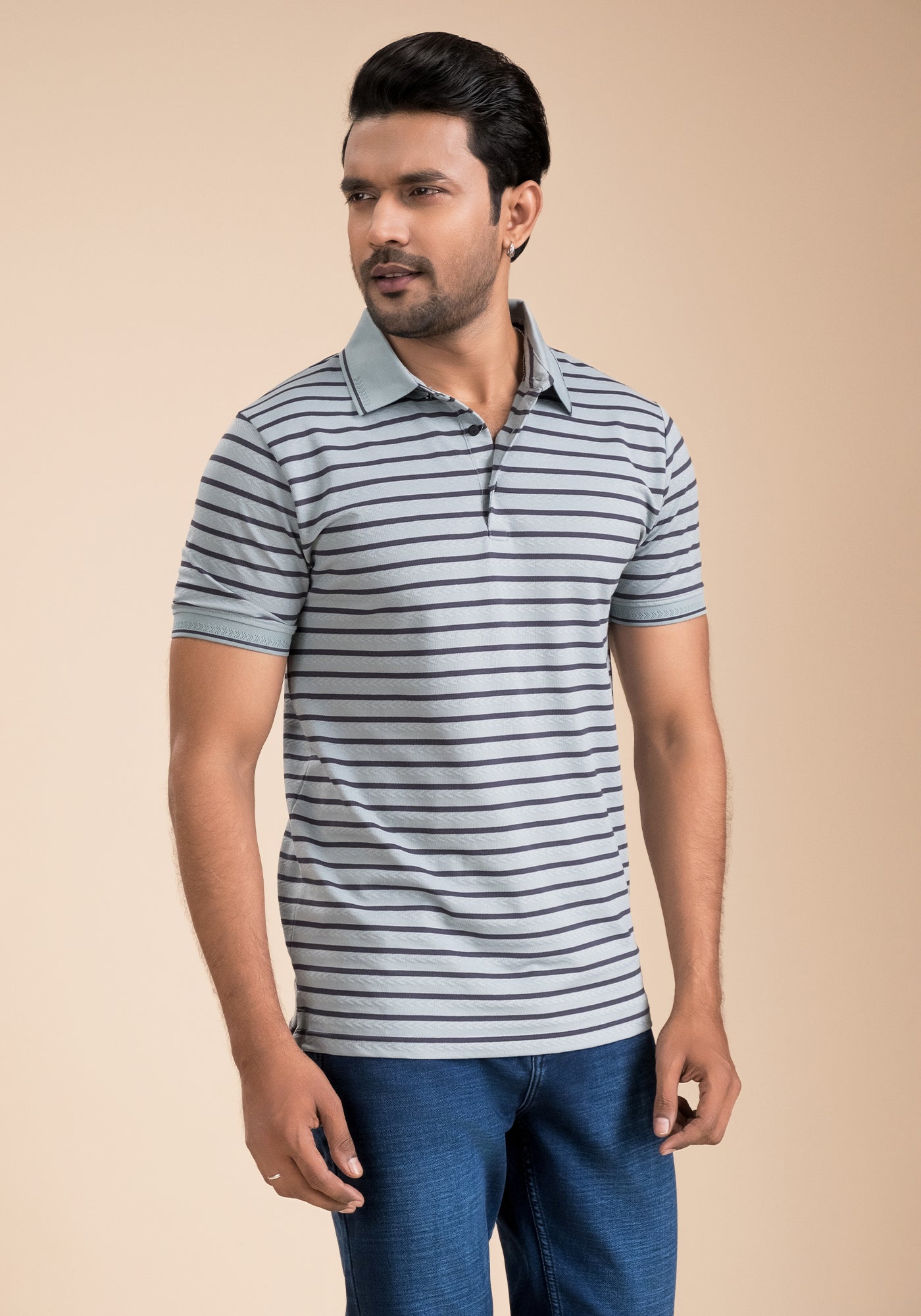 Men’s Stripe Polo
