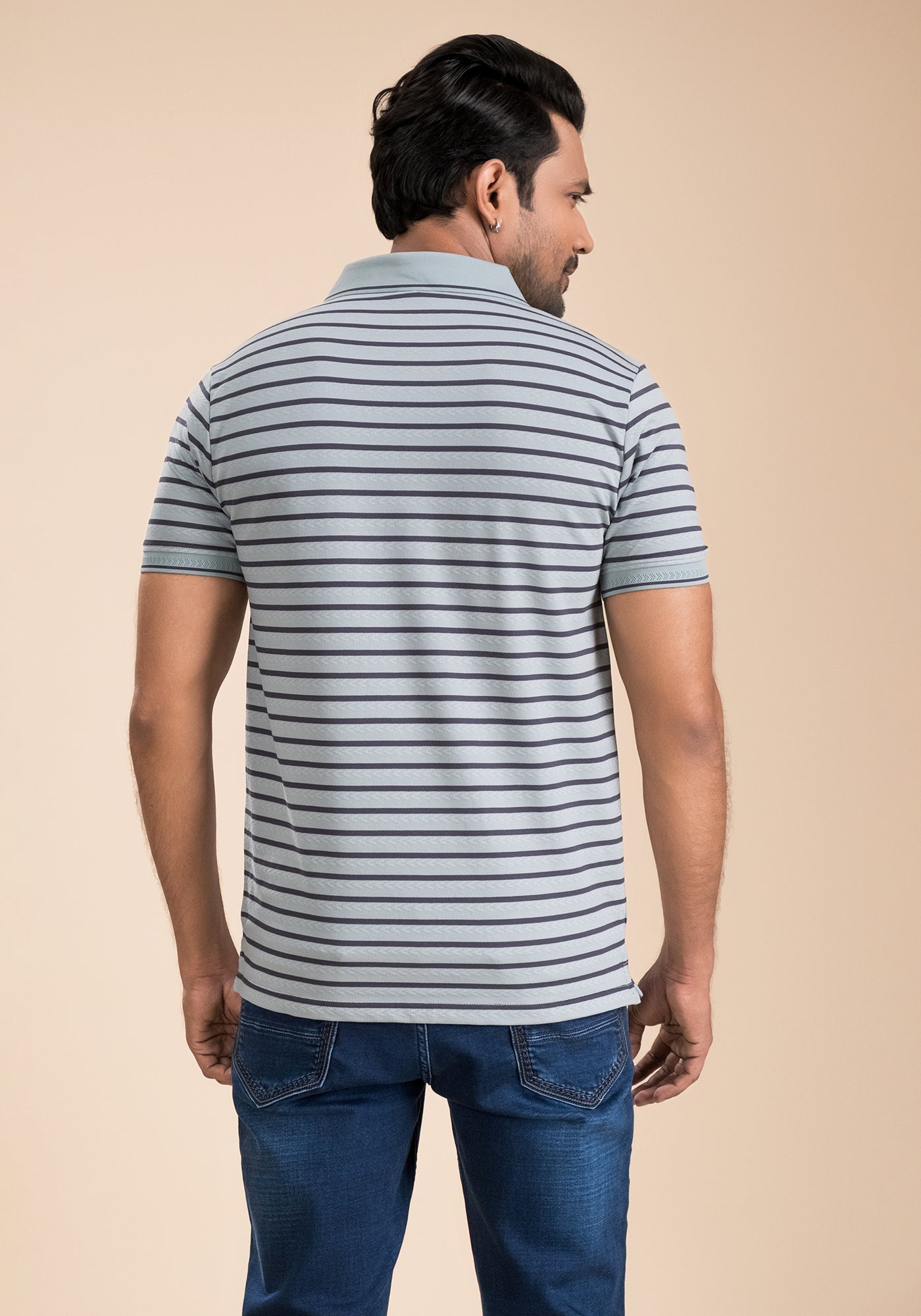 Men’s Stripe Polo