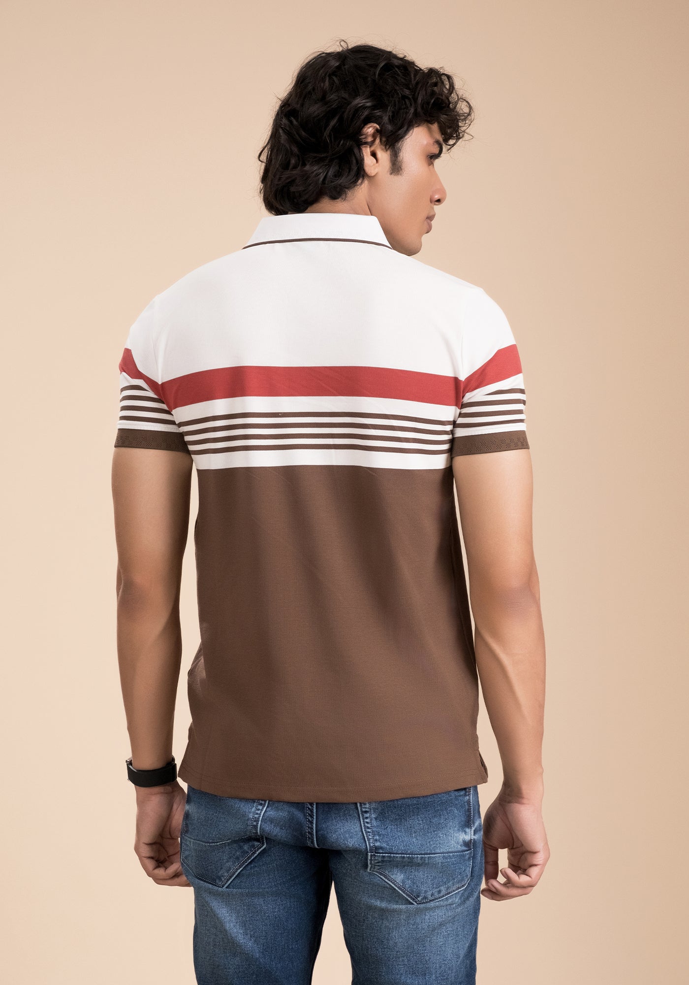 Men’s Stripe Polo