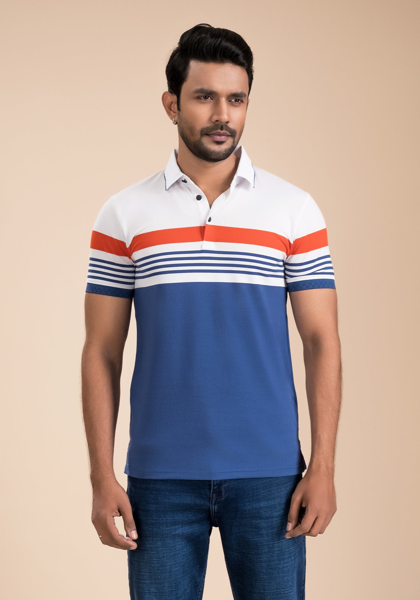 Men’s Stripe Polo