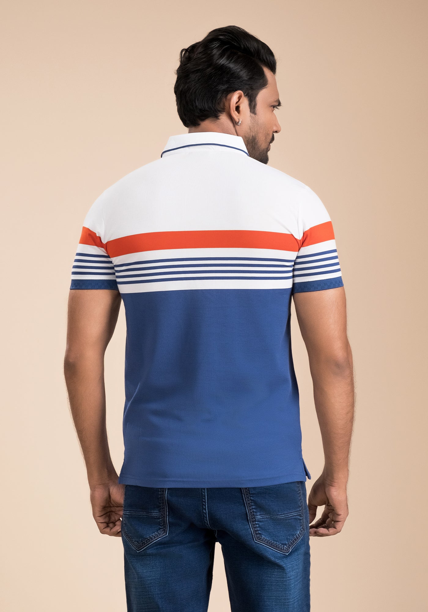 Men’s Stripe Polo
