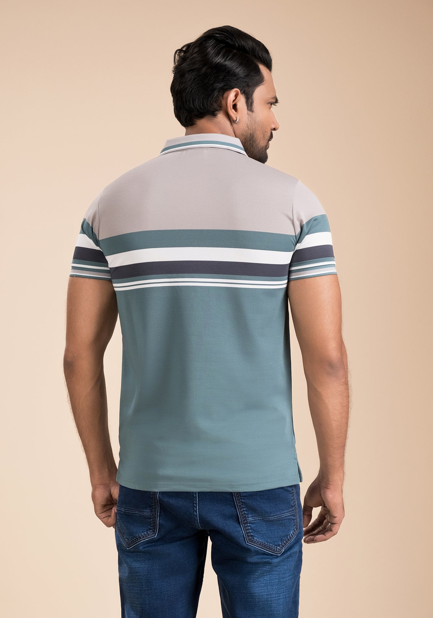 Men’s Stripe Polo
