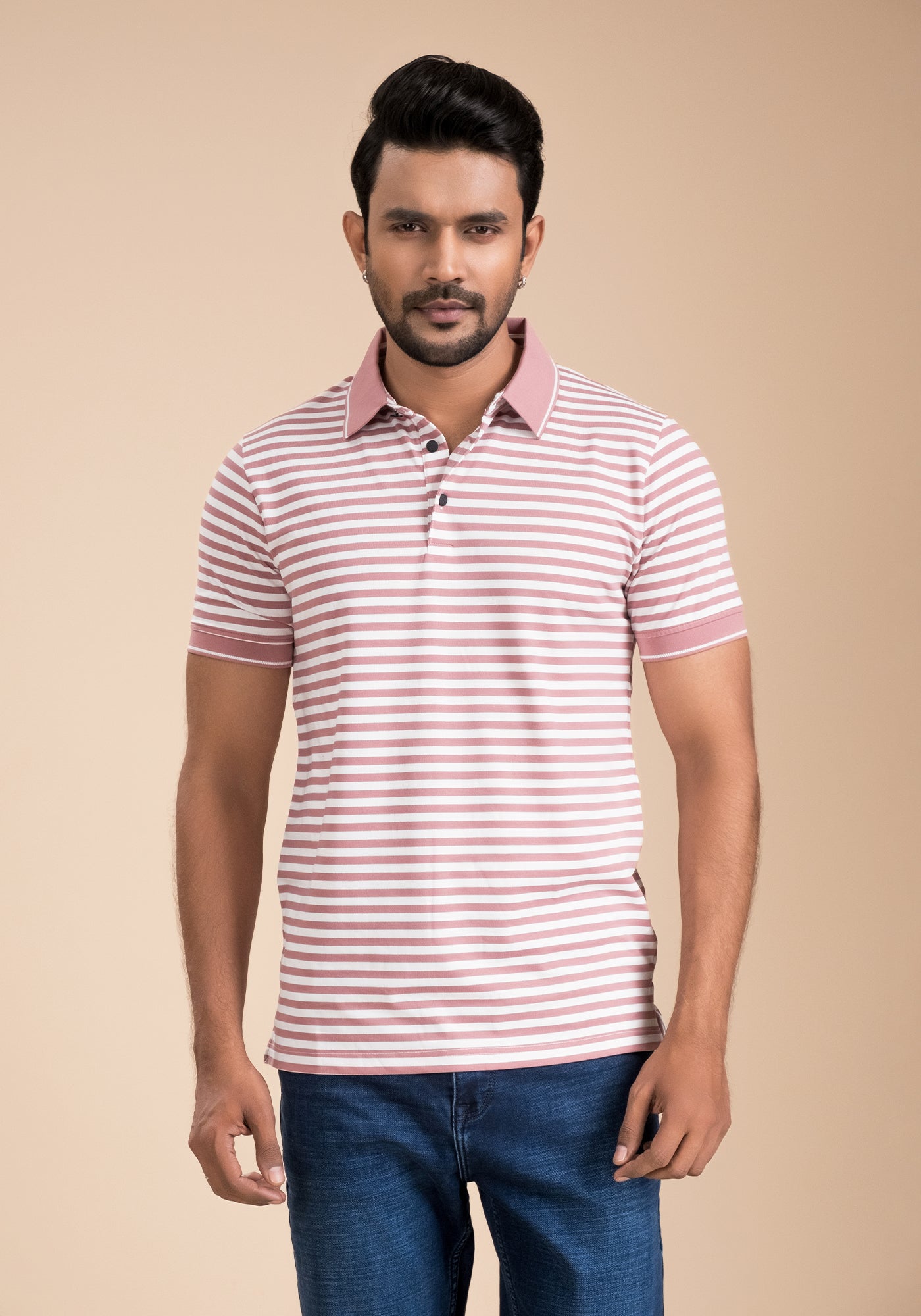 Men’s Stripe Polo