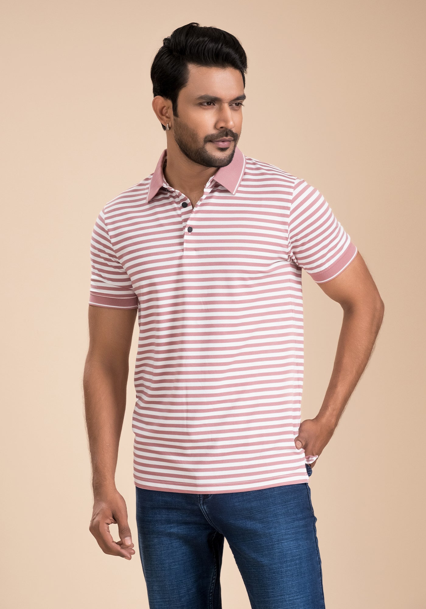 Men’s Stripe Polo