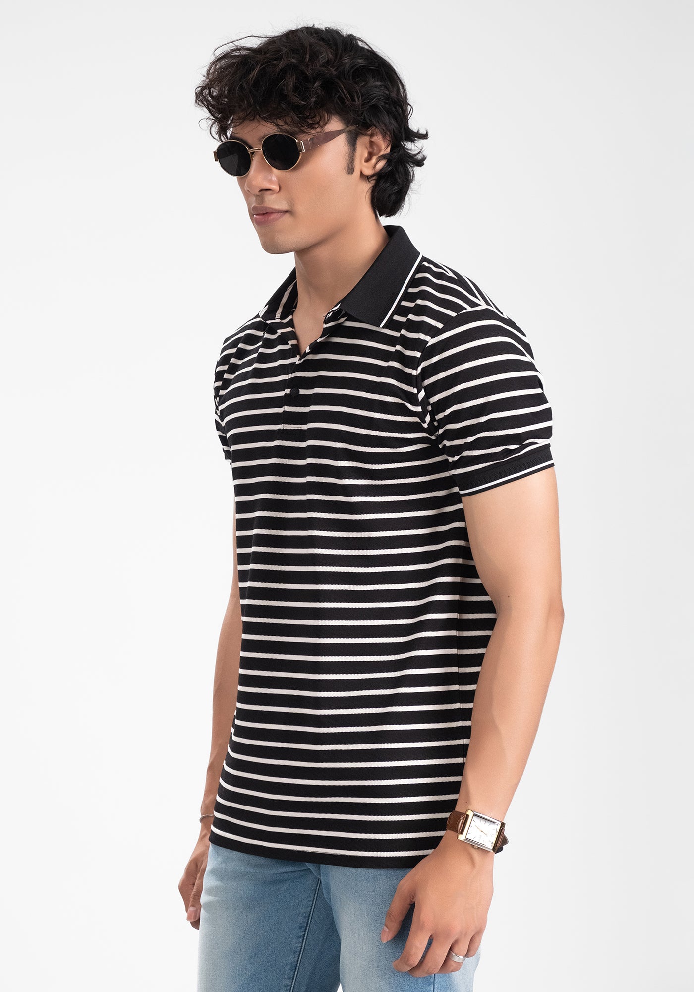 Men’s Stripe Polo