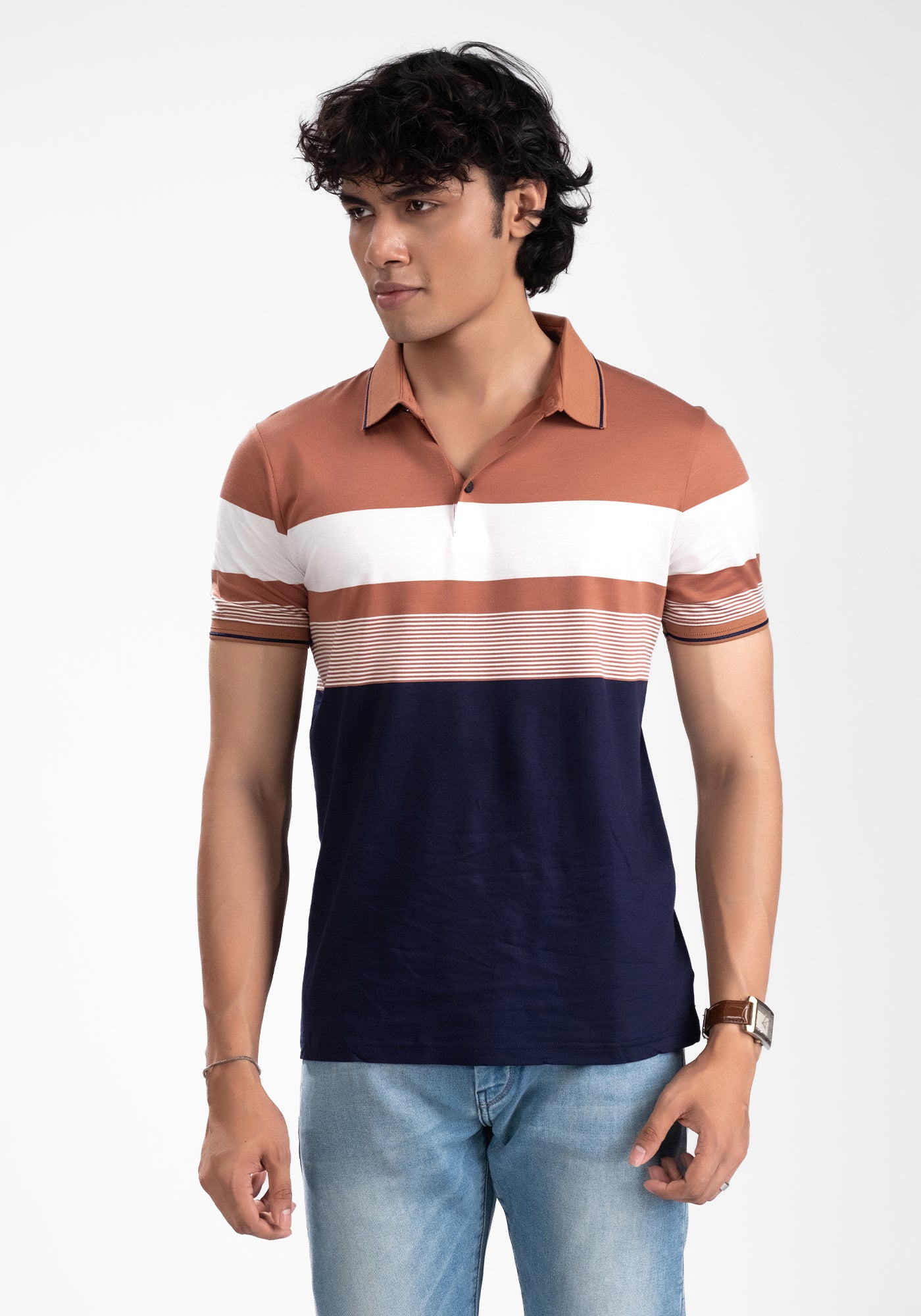 Men’s Stripe Polo