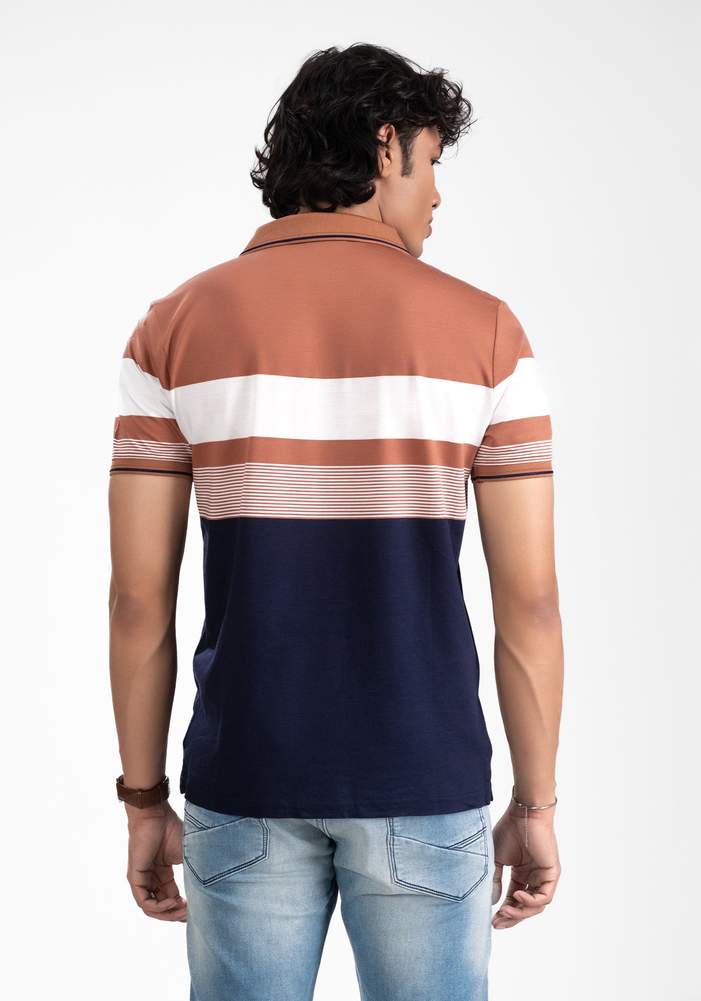 Men’s Stripe Polo