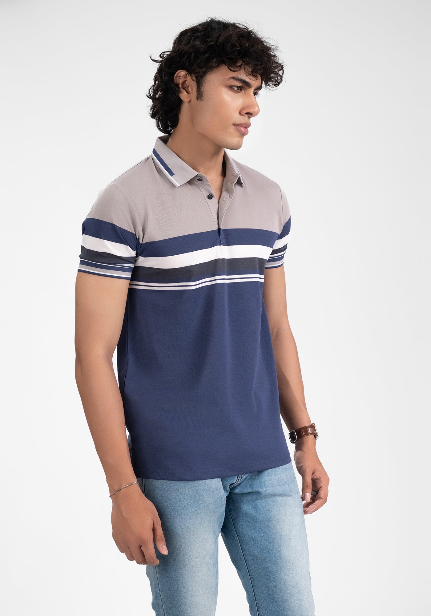 Men’s Stripe Polo
