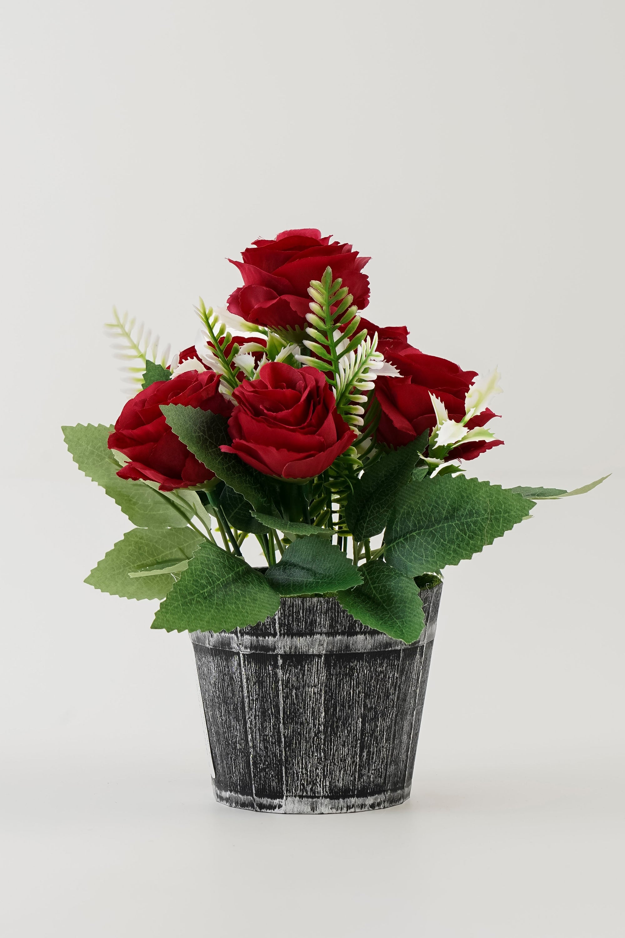 Artificial Red Rose Flower Plant