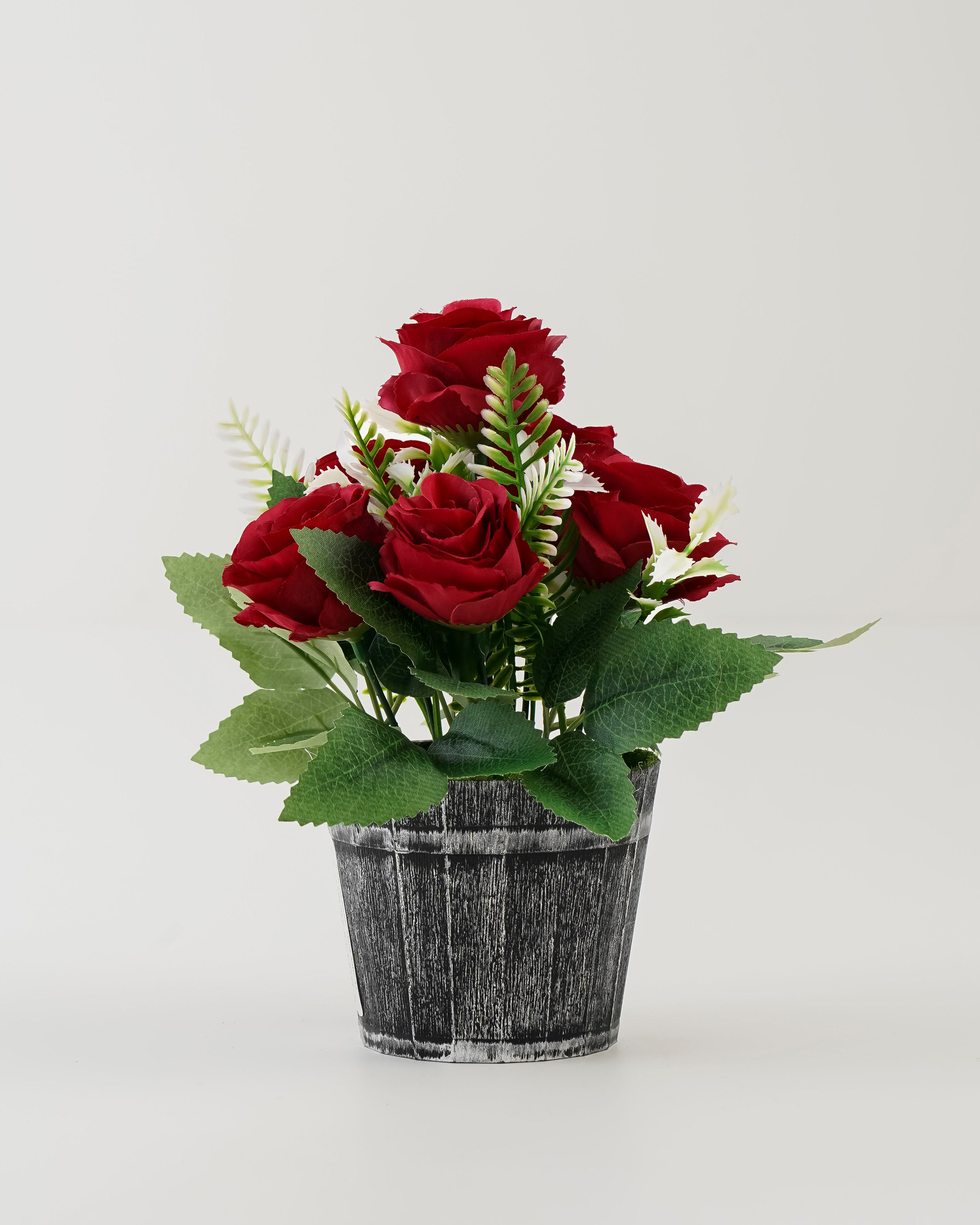Artificial Red Rose Flower Plant