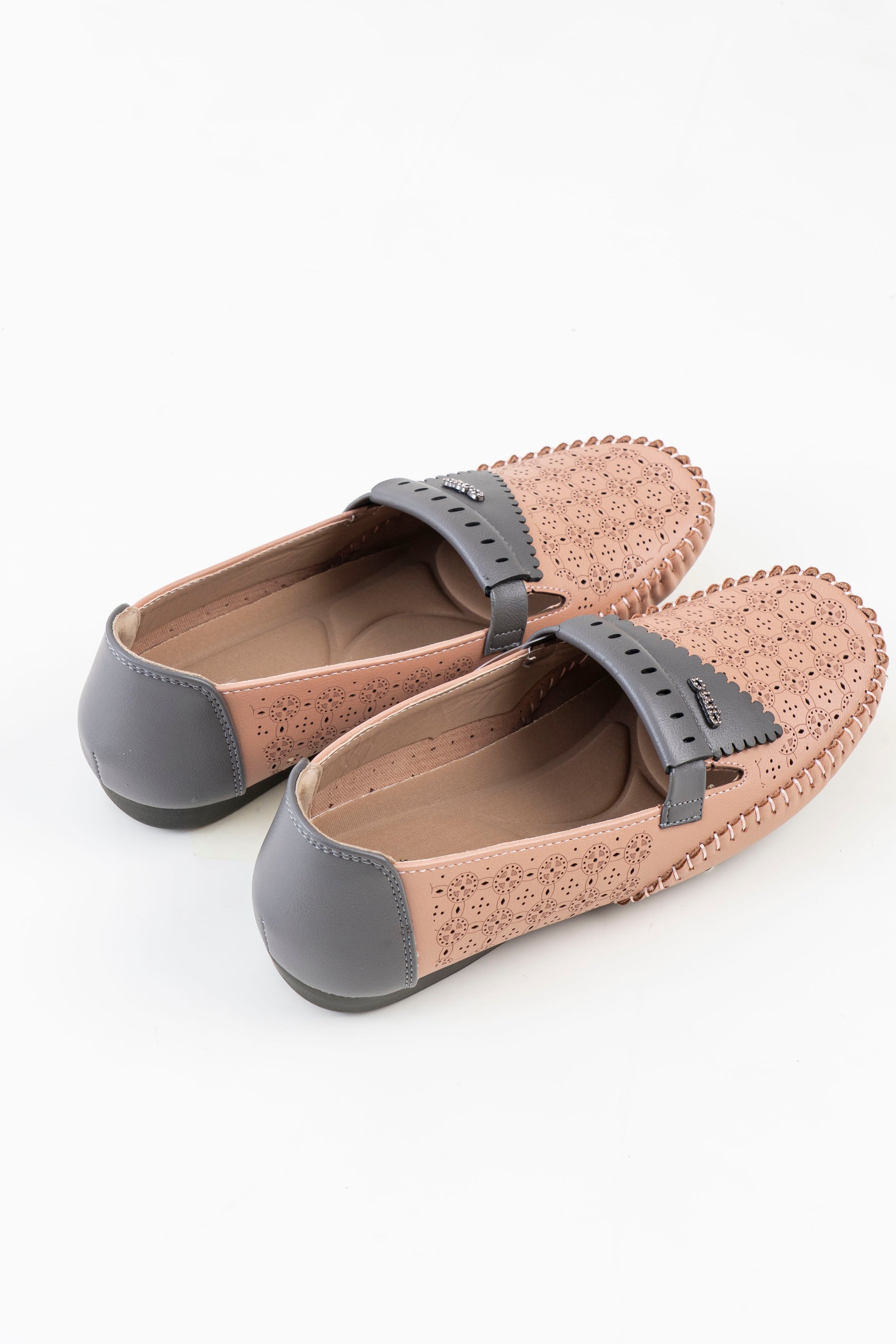 Dr. Shoes Ladies Flat Loafer - Pink