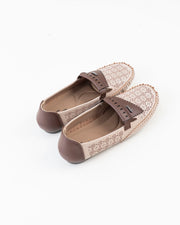 Dr. Shoes Ladies Flat Shoe - Cream