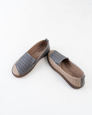 Dr. Shoes Ladies Semi Hill Loafer - Beige Gray