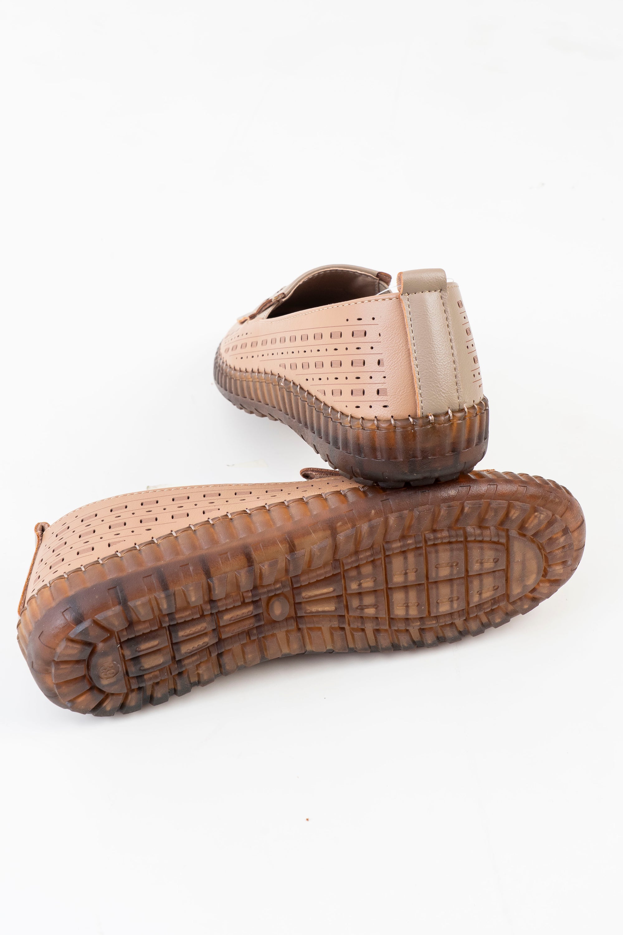 Dr. Shoes Ladies Semi Hill Loafer - Beige