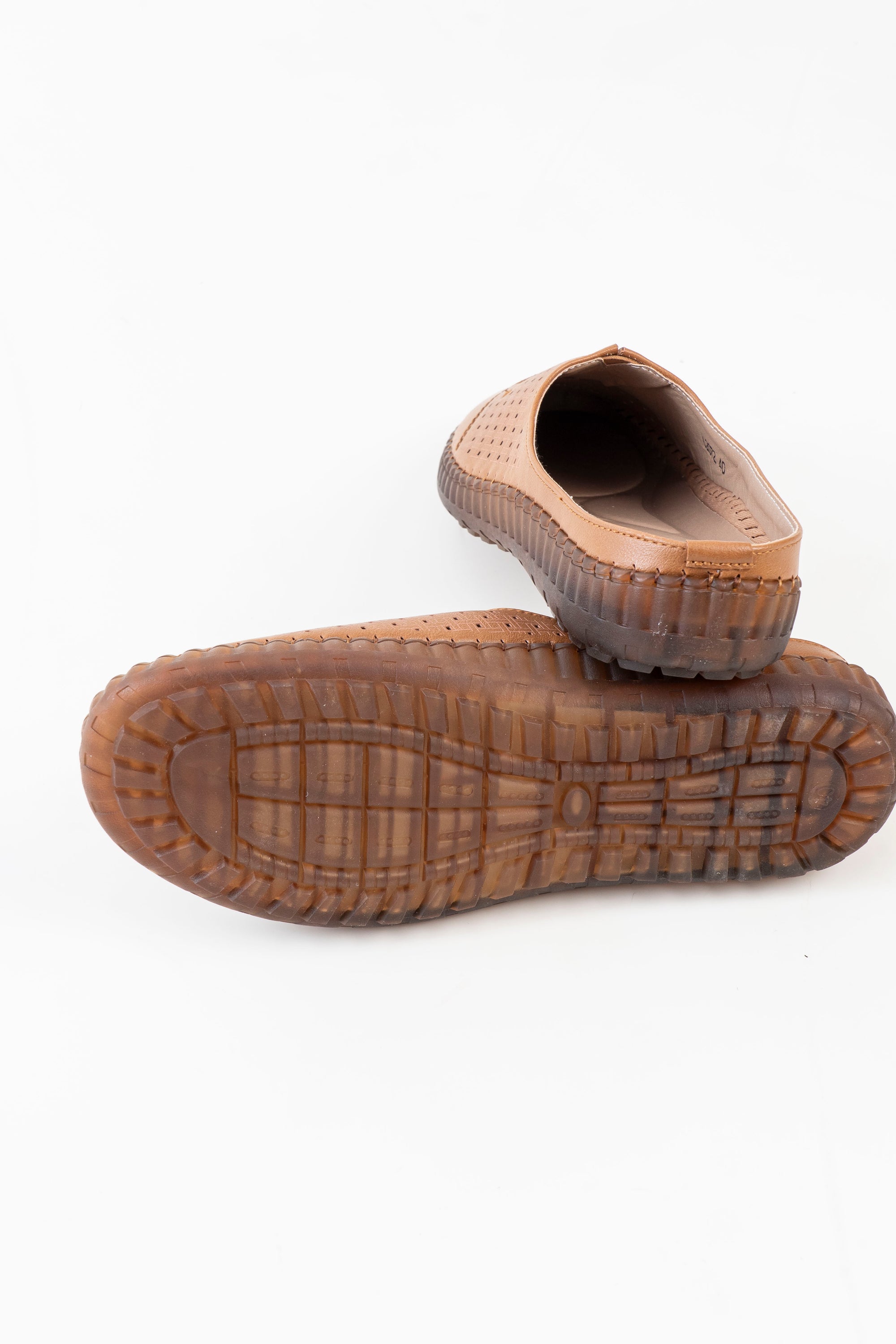 Dr. Shoes Ladies Half Shoe - Camel