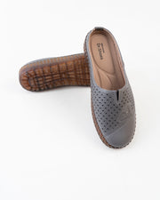 Dr. Shoes Ladies Half Shoe - Grey