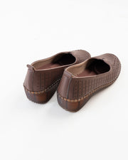 Dr. Shoes Ladies Loafer Flat - Brown