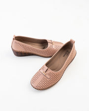 Dr. Shoes Ladies Loafer Flat - Pink