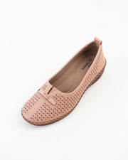 Dr. Shoes Ladies Loafer Flat - Pink