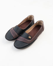 Dr. Shoes Ladies Flat Loafer - Black