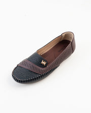 Dr. Shoes Ladies Flat Loafer - Black