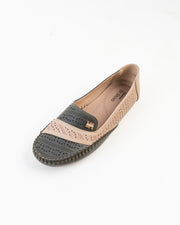 Dr. Shoes Ladies Flat Loafer - Olive