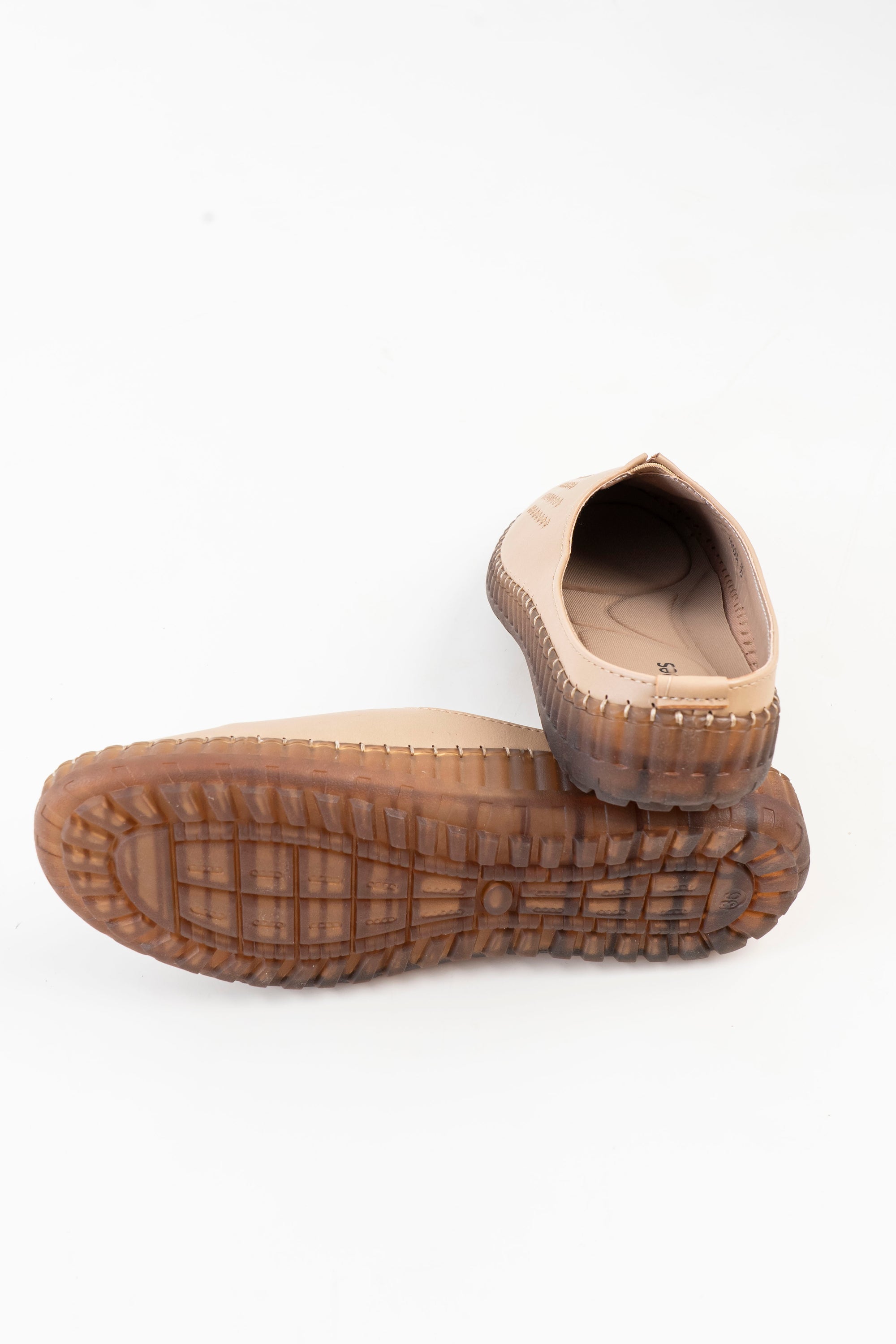Dr. Shoes Ladies Half Shoe - Beige