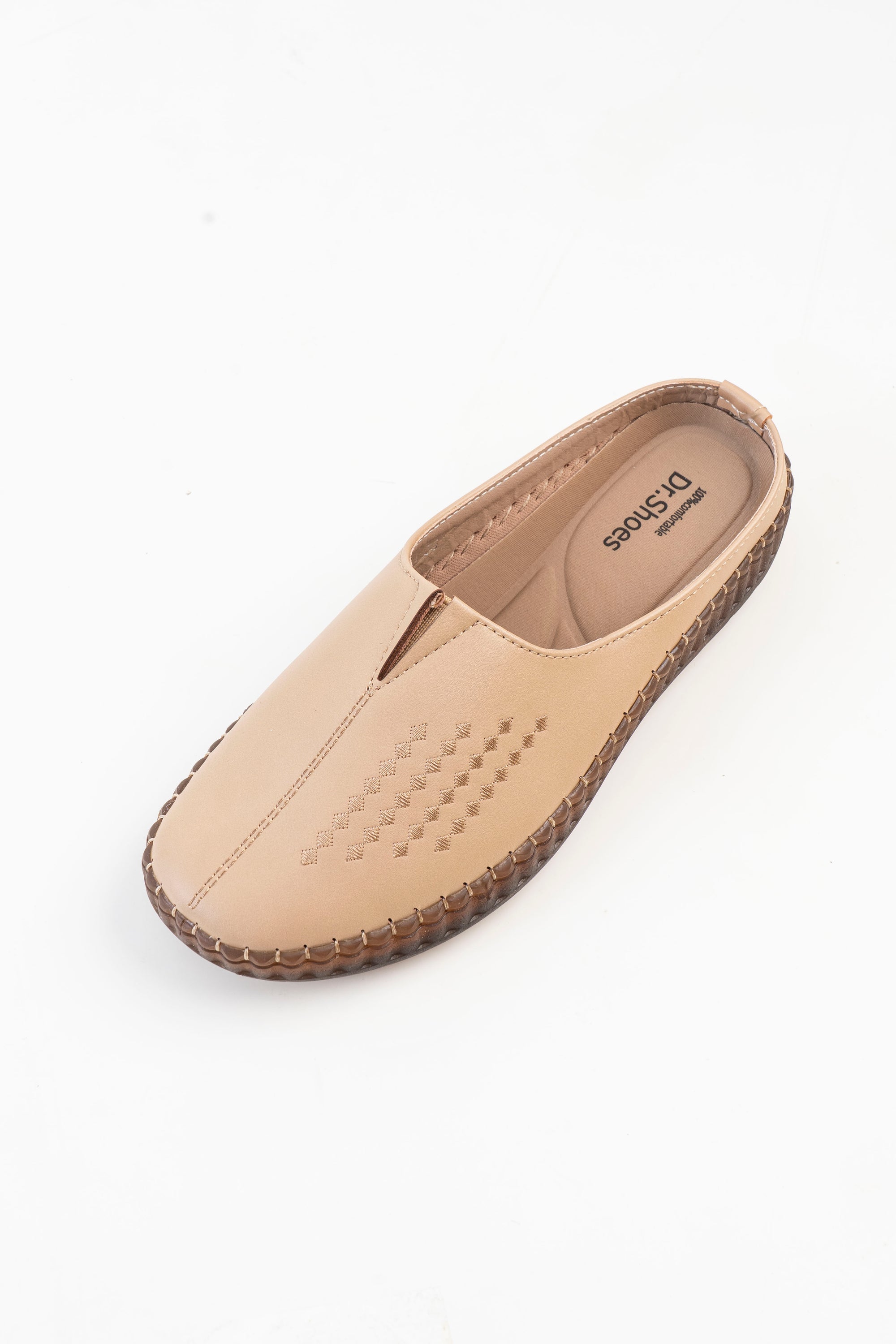 Dr. Shoes Ladies Half Shoe - Beige