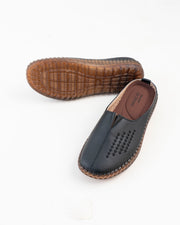 Dr. Shoes Ladies Half Shoe - Black
