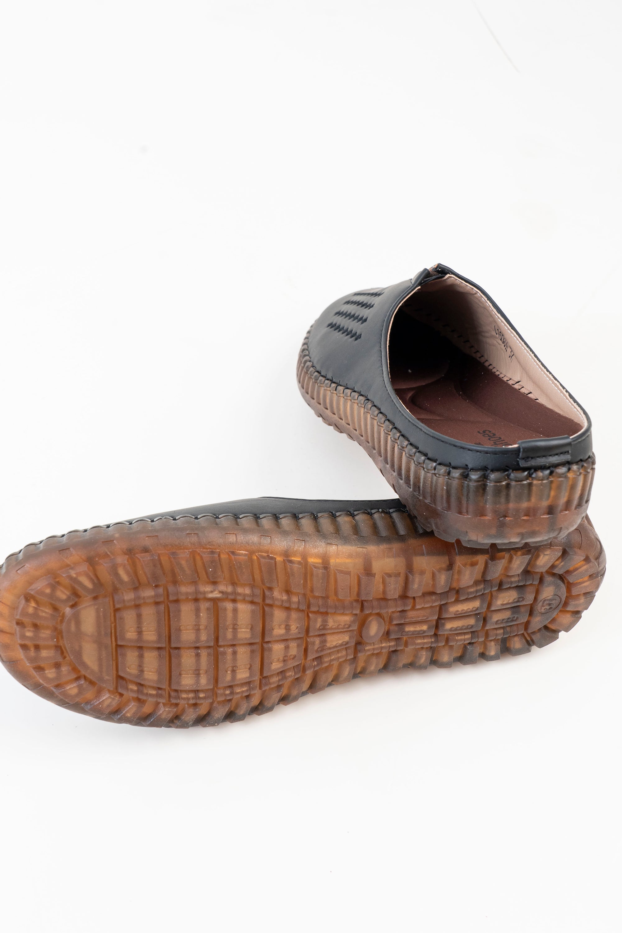 Dr. Shoes Ladies Half Shoe - Black
