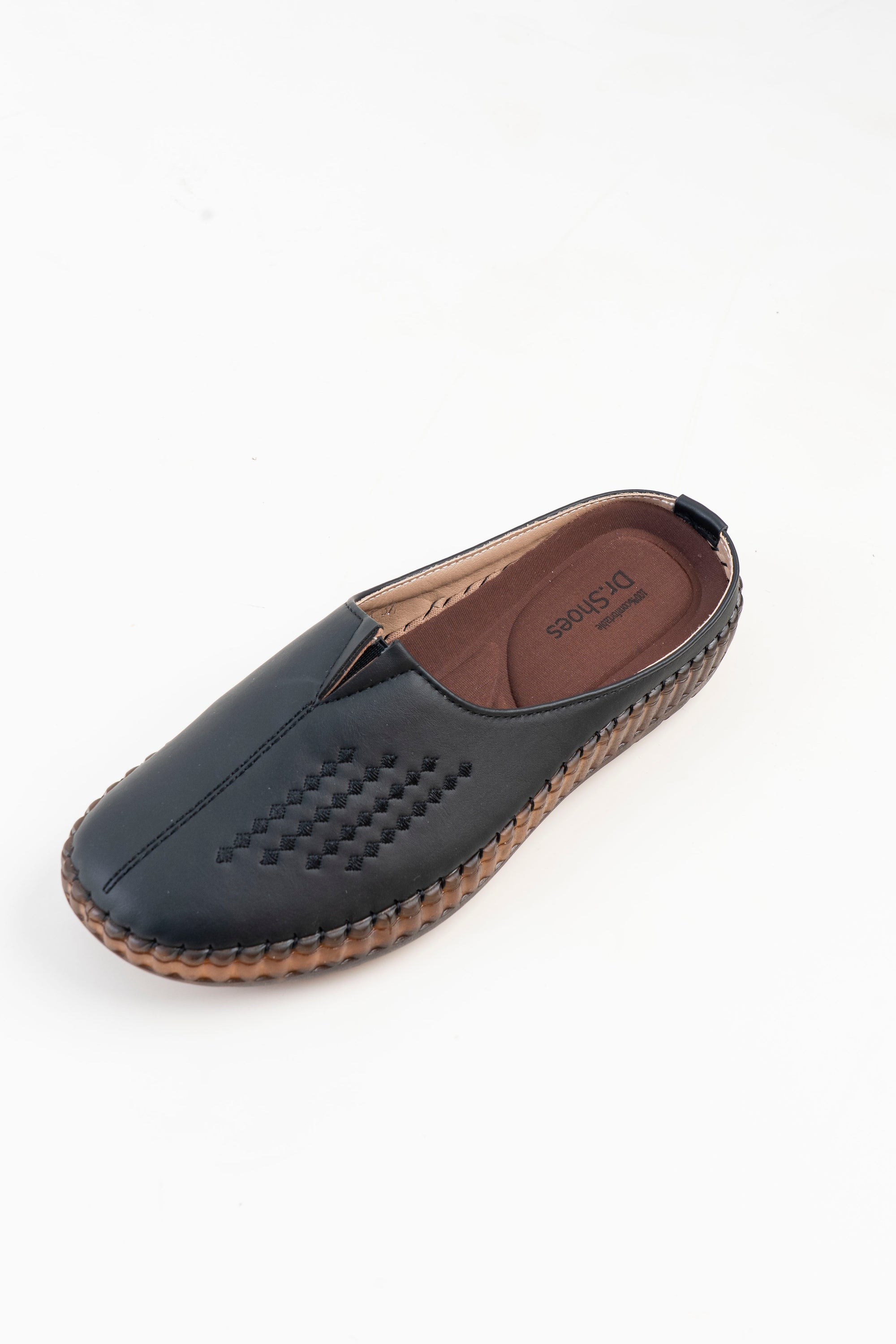 Dr. Shoes Ladies Half Shoe - Black