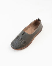 Dr. Shoes Ladies Semi Hill Loafer - Olive