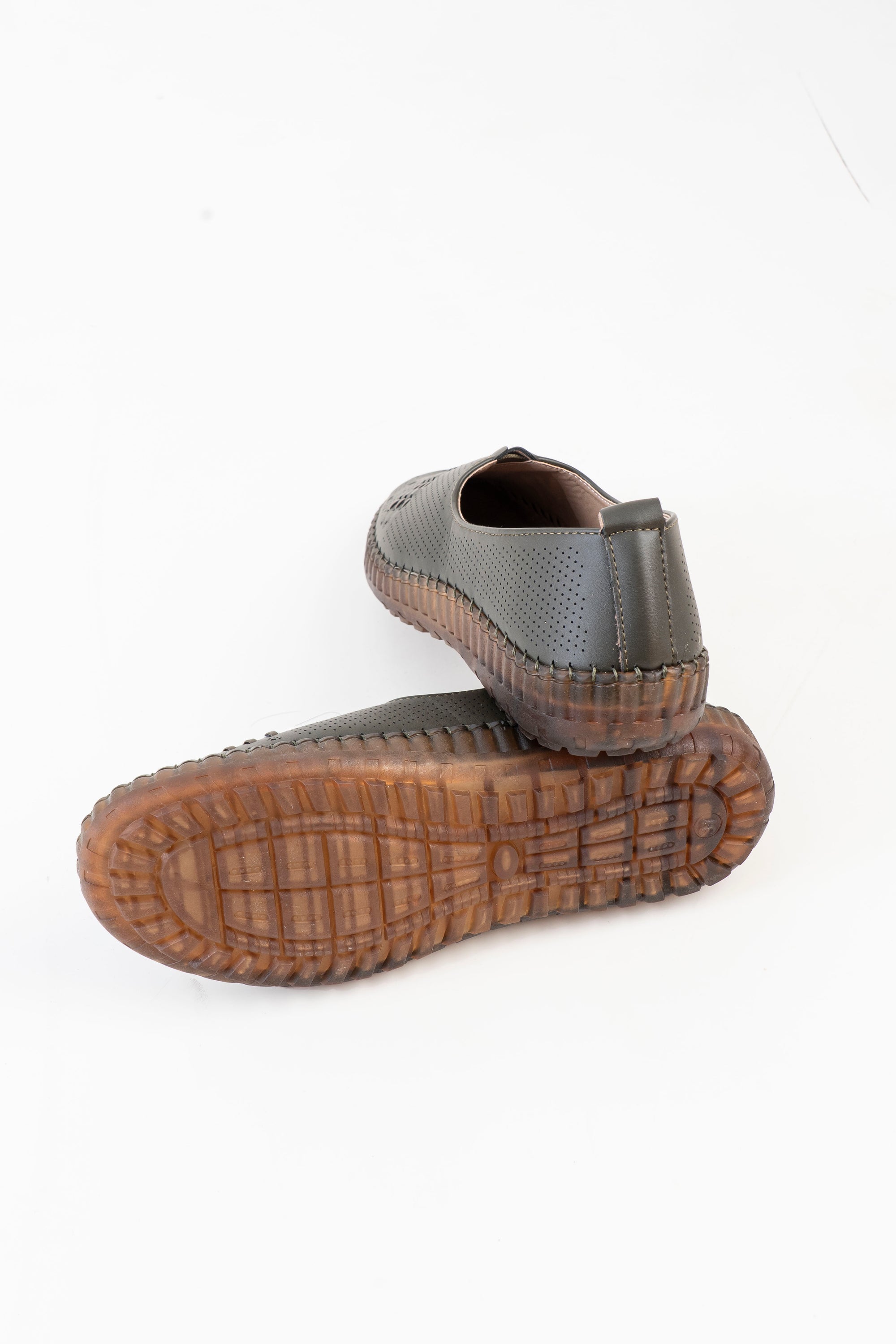 Dr. Shoes Ladies Semi Hill Loafer - Olive