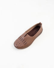 Dr. Shoes Ladies Semi Hill Loafer - Brown