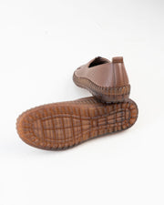 Dr. Shoes Ladies Semi Hill Loafer - Brown