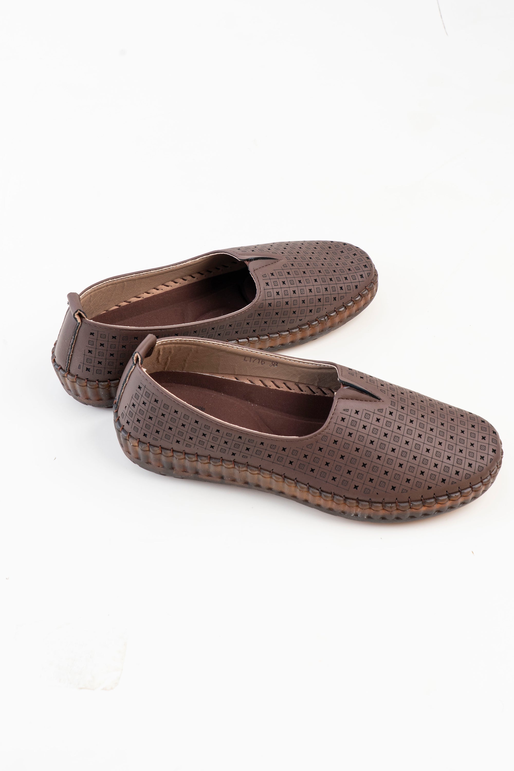 Dr. Shoes Ladies Loafer Flat - Coffee