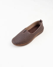 Dr. Shoes Ladies Loafer Flat - Coffee