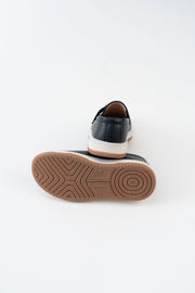 Monogram Horsebit Loafer Kids Boys - Black Navy