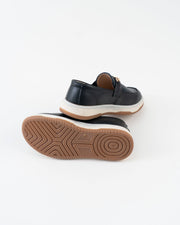 Monogram Horsebit Loafer Kids Boys - Black Navy