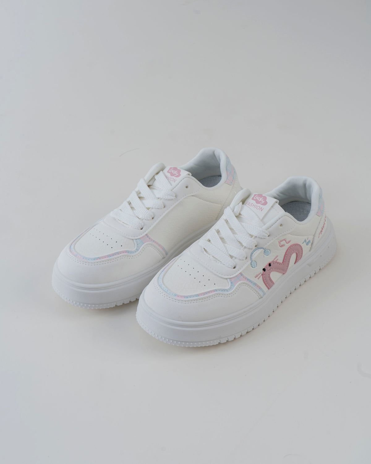 Music Dino Platform Sneaker - Pink