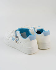 Cartoon Print Platform Sneaker - Blue