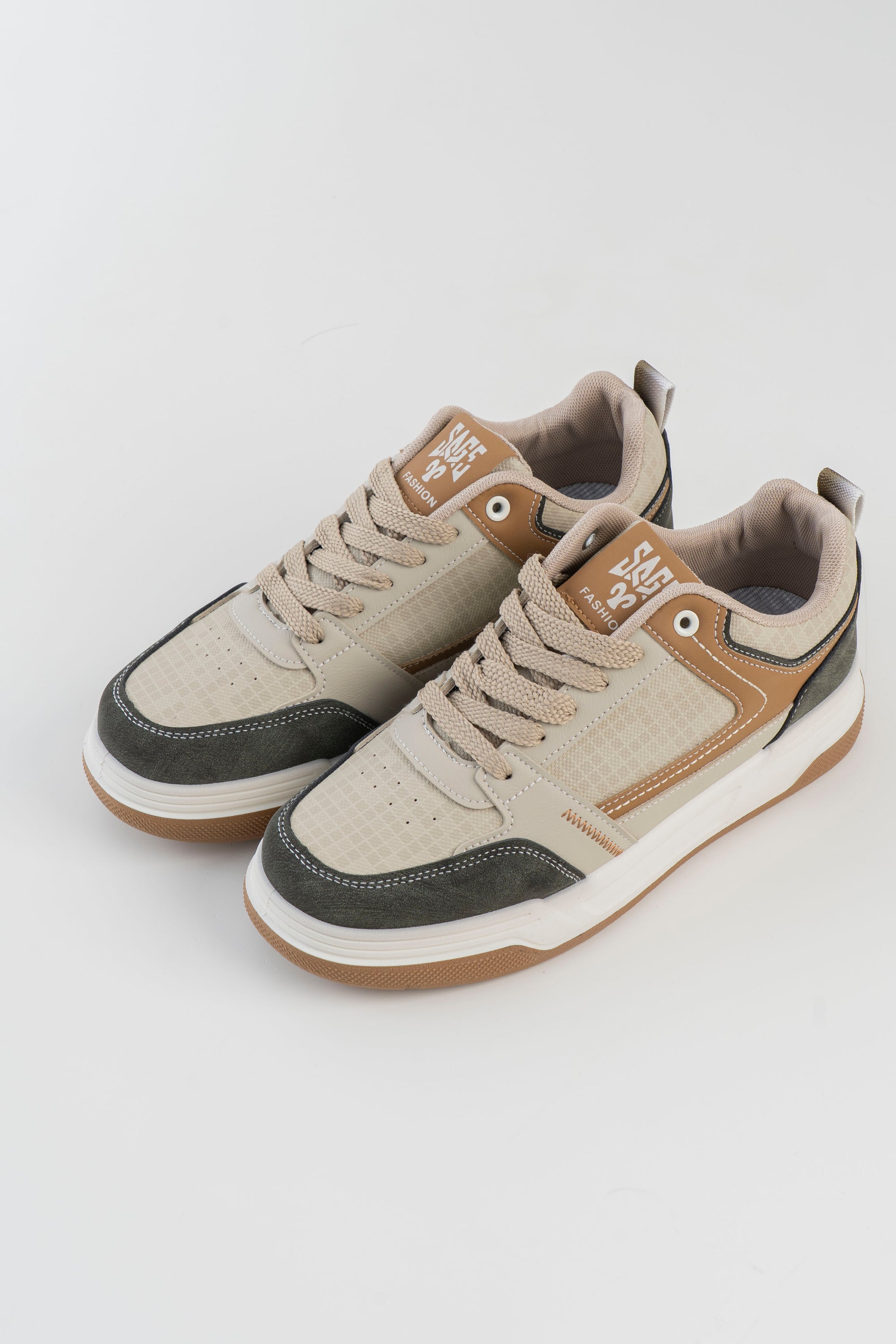 Fashion Chunky Sneaker - Beige Green