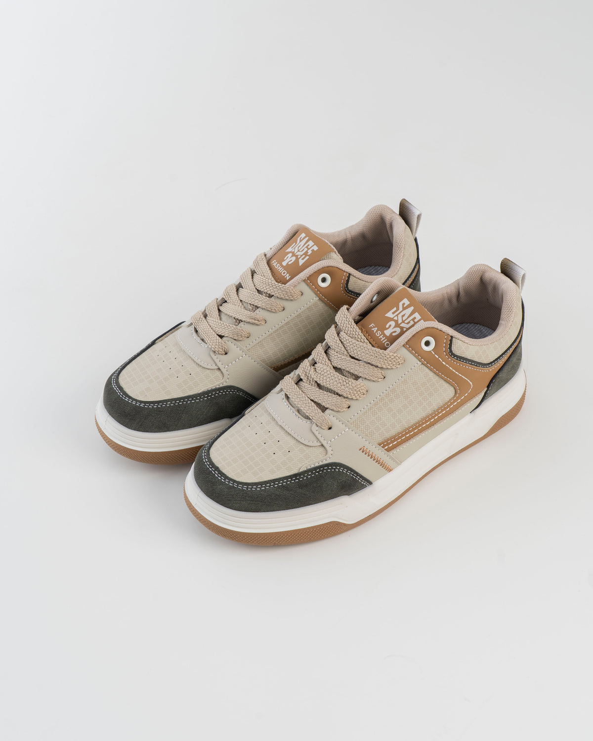 Fashion Chunky Sneaker - Beige Green