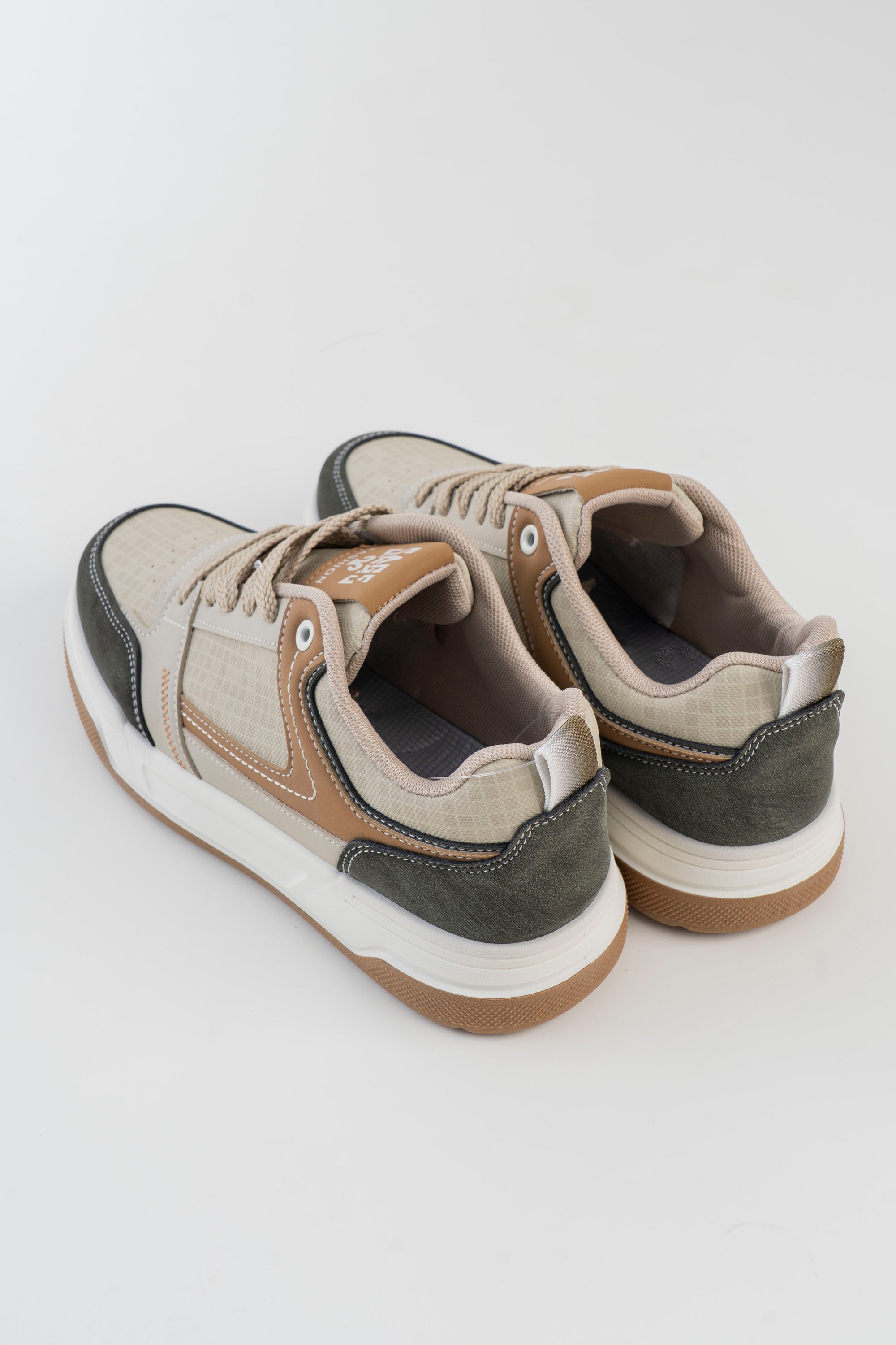 Fashion Chunky Sneaker - Beige Green